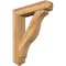 Ekena Millwork Funston Arts and Crafts Rough Sawn Bracket w/ Offset Brace, Western Red Cedar, 8"W x 36"D x 44"H BKT0806X36X44FST03RWR - alternate 1
